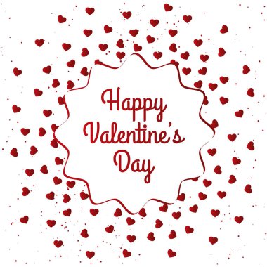 mutlu Sevgililer günü kartı tasarımı