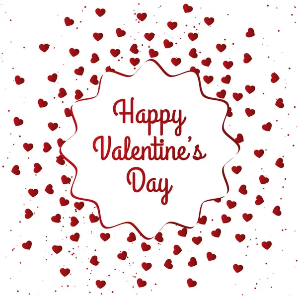 Boldog Valentin-napi kártyák tervezése — Stock Vector