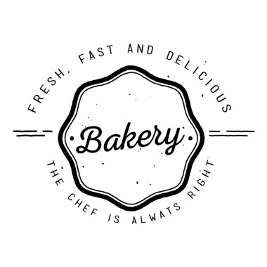 fırın etiket tasarımı