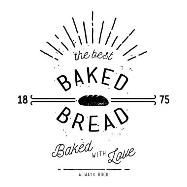 fırın etiket tasarımı