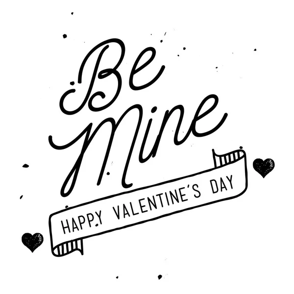 Mutlu Sevgililer günü kartı tasarımı — Stok Vektör