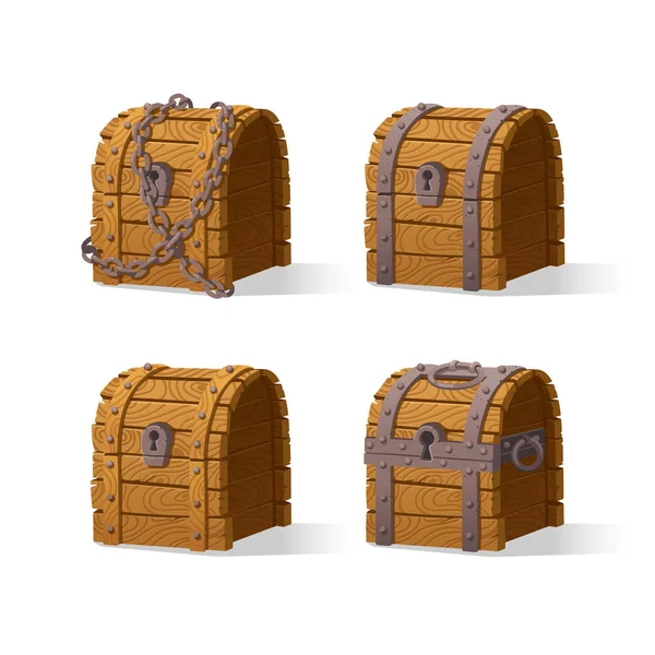 Ahşap göğüs oyun arayüzü için ayarla.