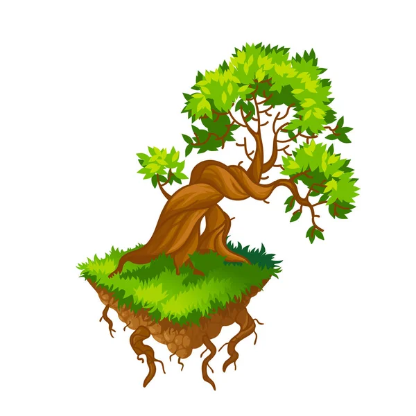 Isometric tree.Vector illustration — Stock Vector