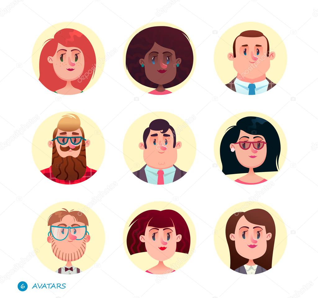 People avatars collection.