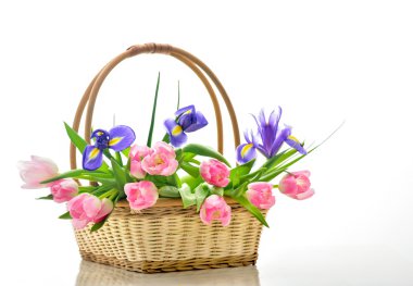 güzel parlak çiçek buketi