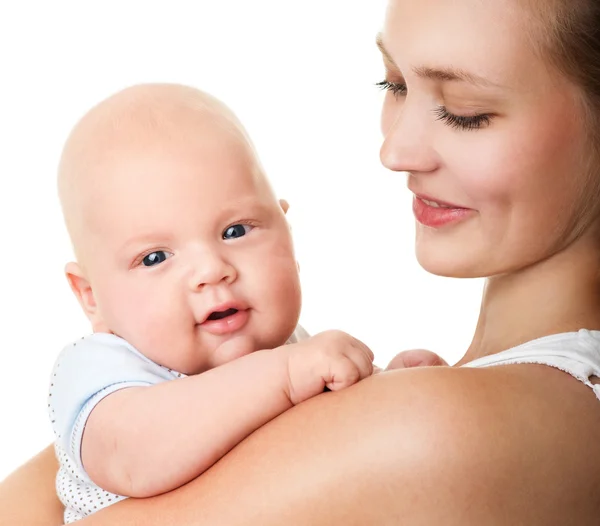 Mãe com bebê bonito — Fotografia de Stock