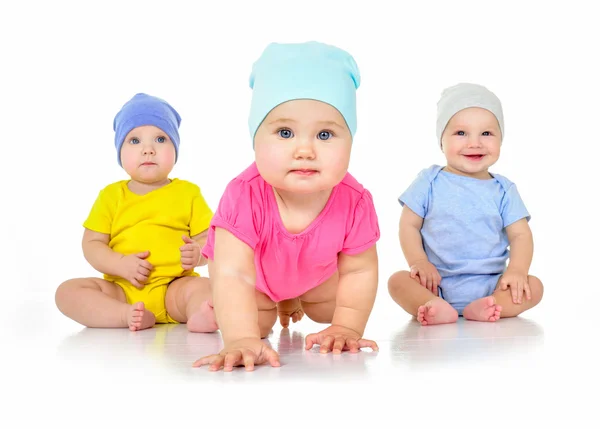 Group of cute babies — Stock Photo, Image