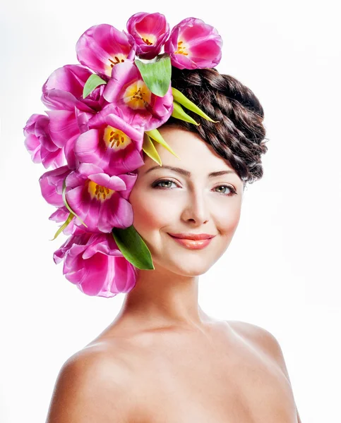 Beauty Spring Girl — Stock Photo, Image