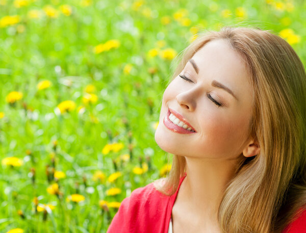 Beautiful Young Woman Outdoors