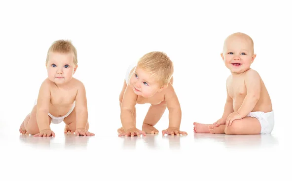 Group of cute babies — Stock Photo, Image