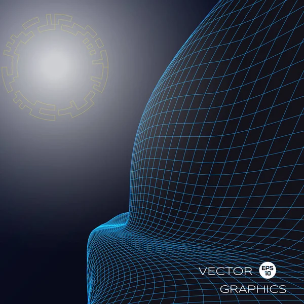 3d vector paisaje — Archivo Imágenes Vectoriales