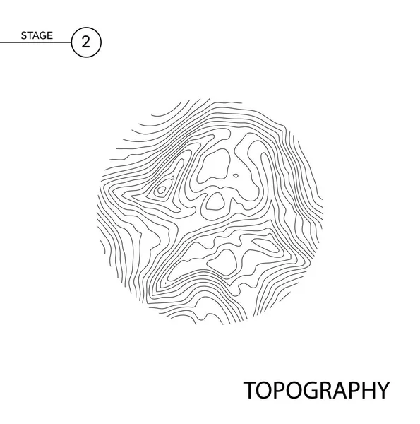 Вектор топографії карта — стоковий вектор