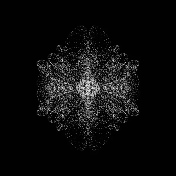 Objet biologique abstrait. Science vectorielle ou illustration techonogly — Image vectorielle