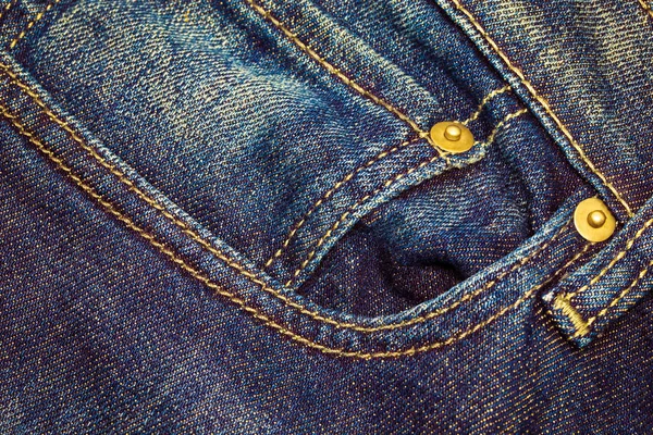 Jeans pocket for background — Stock Photo, Image