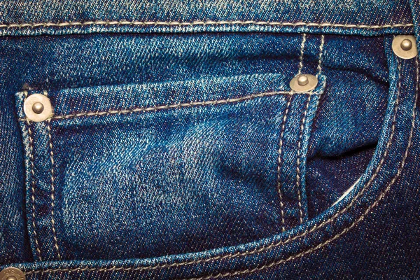 Jeans pocket for background — Stock Photo, Image