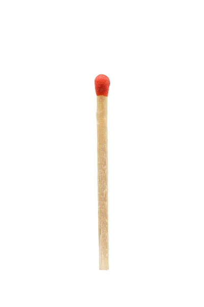 Matchstick isolado no fundo branco — Fotografia de Stock