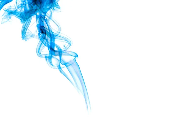 蓝色烟雾抽象背景特写模糊 — 图库照片
