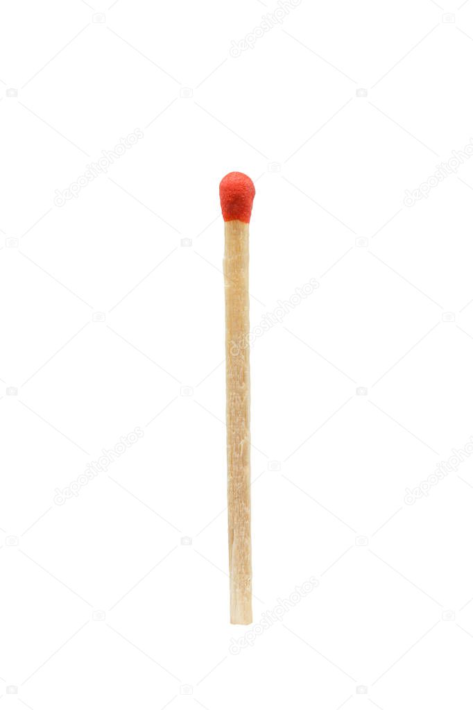 matchstick isolated on white background