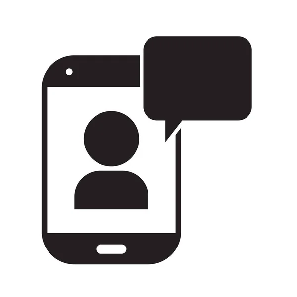 telefon sohbet simge vektör çizim tasarım