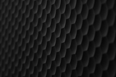 Siyah renk bombeli altıgenler bir arka plan veya bir zemin olarak oluşan kılavuz