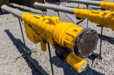 Kadamovskiy eğitim alanı, Rostov bölgesi, Rusya, 26 Ağustos 2017: Uluslararası askeri teknik forum 