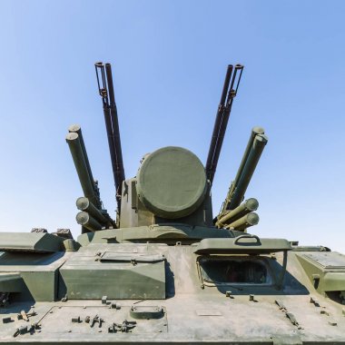 Kadamovskiy eğitim alanı, Rostov bölgesi, Rusya, 26 Ağustos 2017: Uluslararası askeri teknik forum 