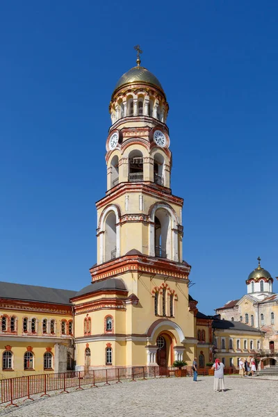 Нові Афон Абхазії Грузії Вересня 2017 Каплиці Монастиря Санкт Симон — стокове фото