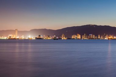 George Town şehir yüksek doğmak dağ ve deniz, Penang Malayisa görünümü oluşturma