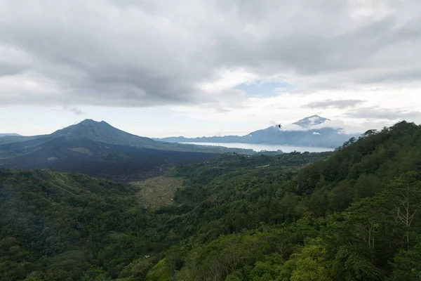 Kintamani vulkán nézet a Mount Batur, Bali — Stock Fotó