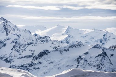 İsviçre Alpleri kar Dağ Mount Titlis