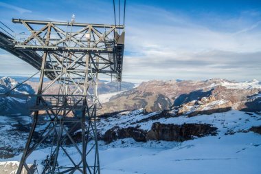 İsviçre Alpleri kar Dağ Mount Titlis