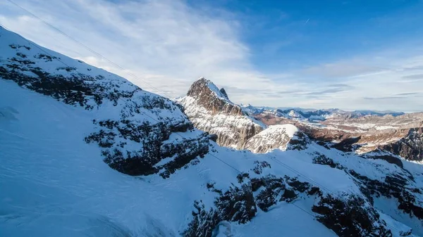 Suíça Alpes Snow Mountain of Mount Titlis — Fotografia de Stock