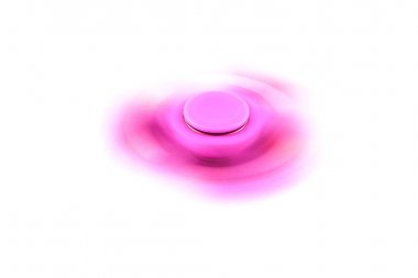 Spinner beyaz izole arka planda kıpır
