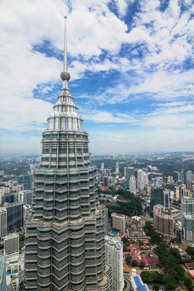 Kuala Lumpur metropolitan şehir manzaralı, Malezya — Stok fotoğraf