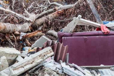 Önemsiz sitesi felaket tsunami, deprem, kasırga ya da tayfun gibi gösteren