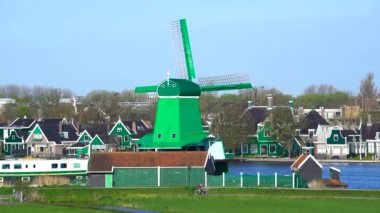 Windmill at Zaanse Schans near Zaandam