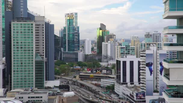 Stadens silhuett, Panama City — Stockvideo