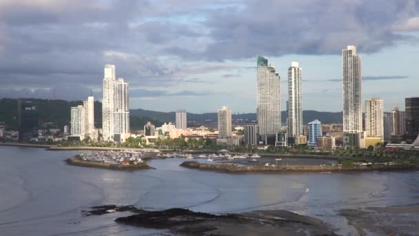 Skyline della città, Panama City — Video Stock