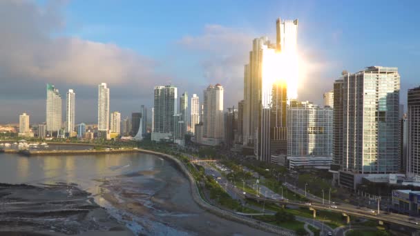 Ciudad skyline, Ciudad de Panamá — Vídeo de stock