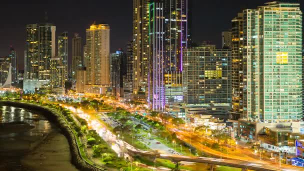 Městské panorama, Panama City — Stock video