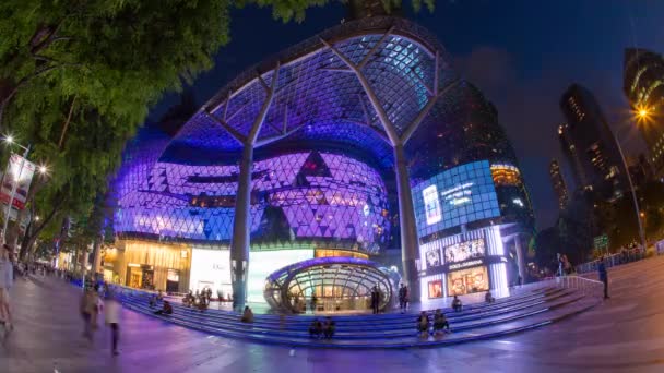 ION Orchard Mall, distrito comercial de Orchard Road — Vídeo de Stock