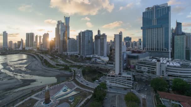 Şehir manzarası, Panama City — Stok video