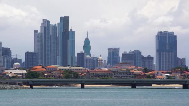 Městské panorama, Panama City — Stock video