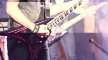 Müzik video punk, ağır metal rock gitar 4k
