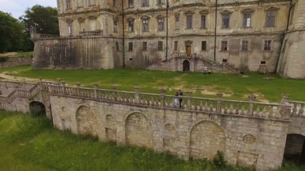Вид з замку Pidhorodetsky, у Львові, Україна — стокове відео