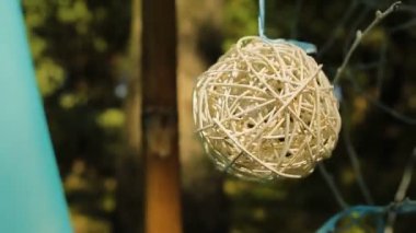 Farklı güzel dekorasyonu için bir parti sarı kağıt Çin fenerler