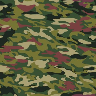 Pattern of camouflage coloring wood for uniforms, clothes. Vector illustration. clipart