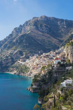 Positano kayalık sahil