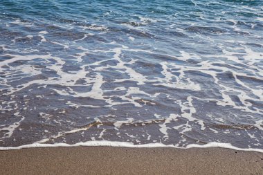 Positano köpük dalgaları