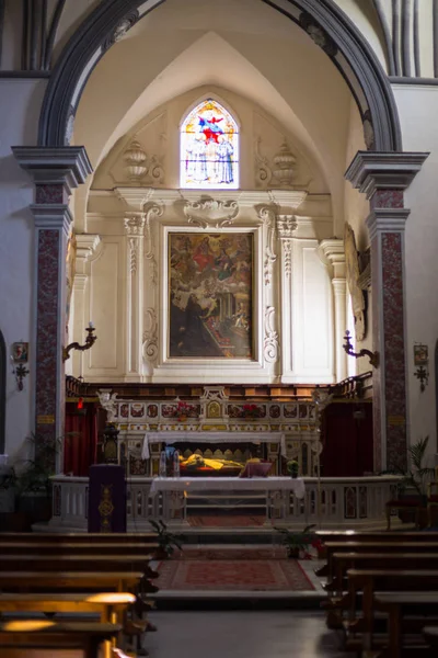 Ravello Campania Itálie Března 2017 Oltář Hlavní Avenue Nejvýznamnějšího Kostela — Stock fotografie